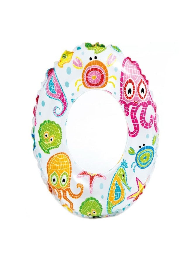 SVShoperzone Pool Party Swimming Ring Swim Tube for Kids Swimming Learning Ring for Girls and Boys (Multi Color)(3 to 6 Years) - Image 1
